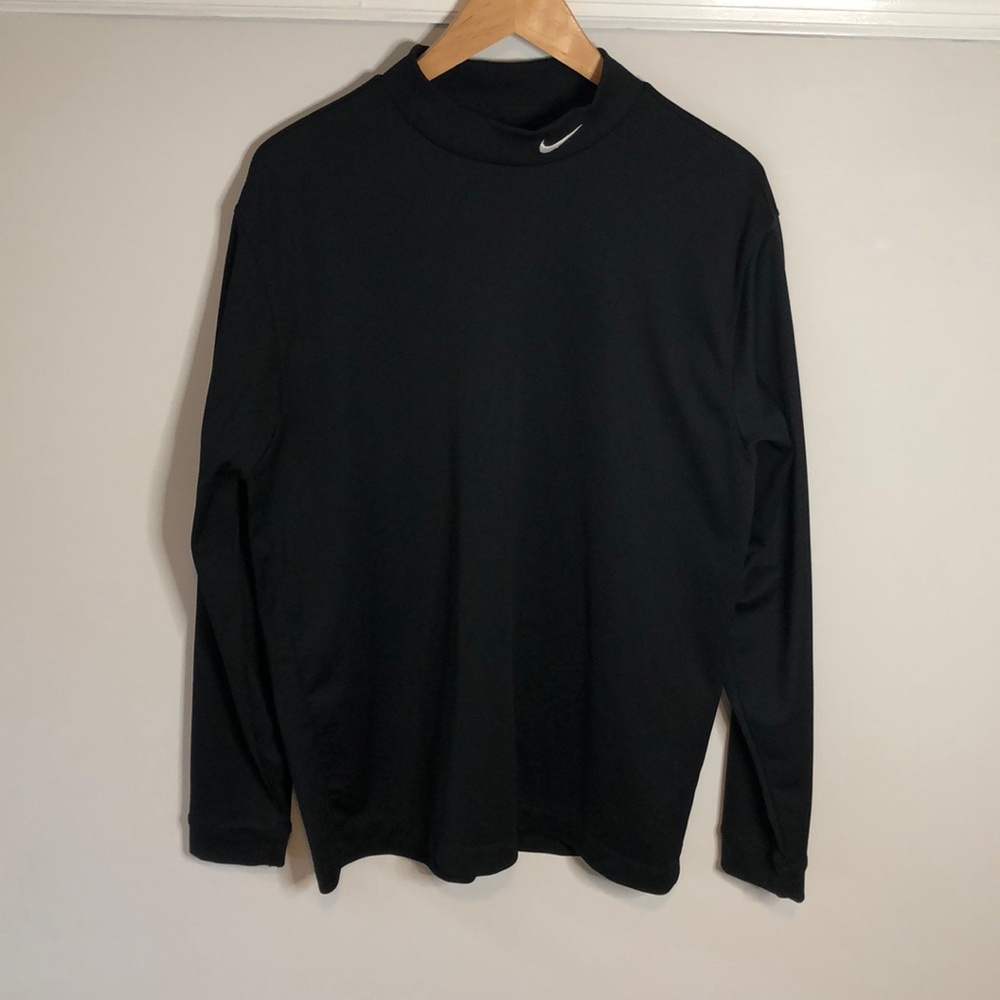 NIKE-GOLF mock turtleneck EUC size MED
